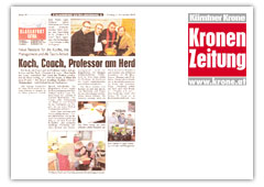 Projekte a la Carte in der Kronen Zeitung - Klagenfurt Extra